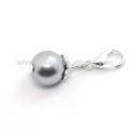 Boule de cristal multicolore fausse perle flottant pendentif dangle charme, charmes dangle pour bracelet